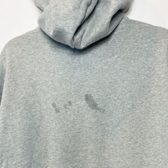 Brady Mens Gray Varsity Pullover Hoodie Cotton Comfortable Streetwear Sz Medium - Picture 9 of 10